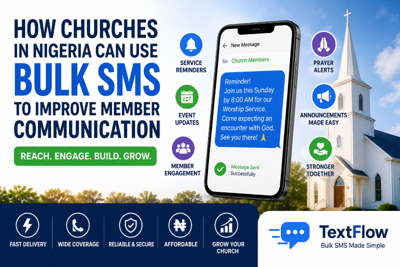 How Churches in Nigeria Can Use Bulk SMS to Improve Member Communication