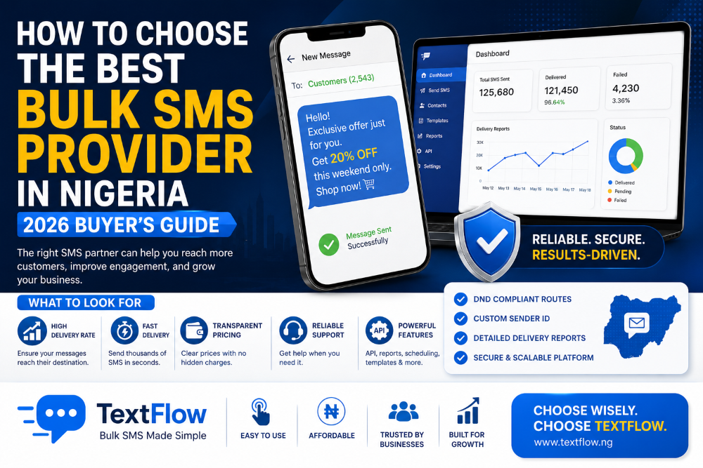 How to Choose the Best Bulk SMS Provider in Nigeria (2026 Buyer's Guide)